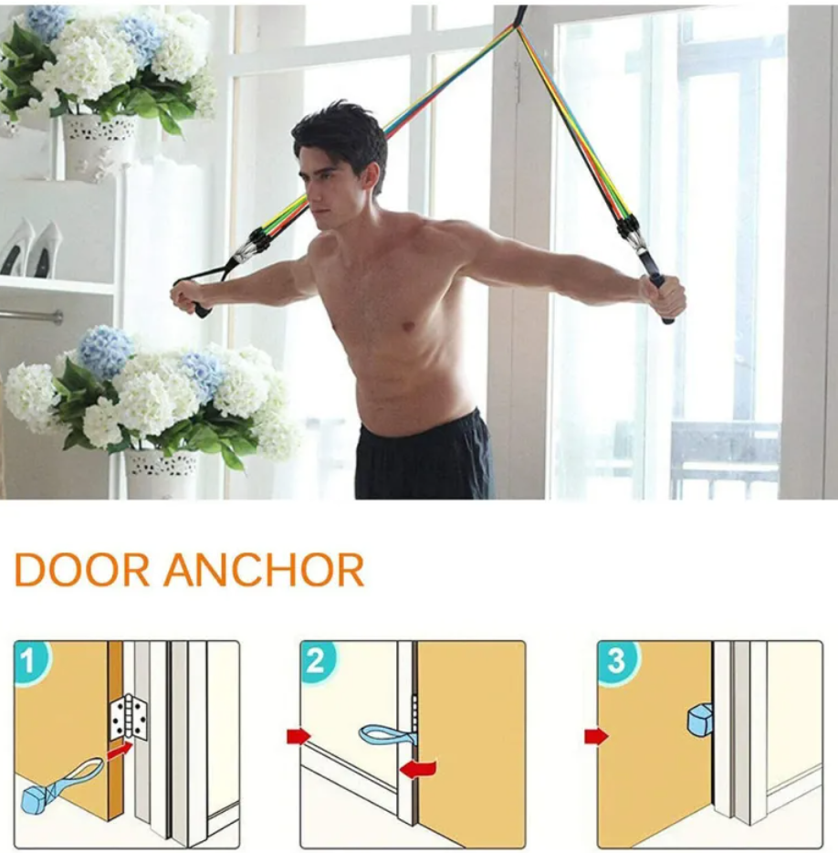 11-Piece Resistance Band Set